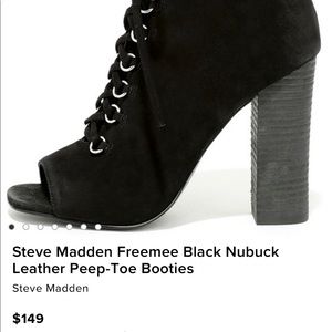 Steve Madden Open toe booties